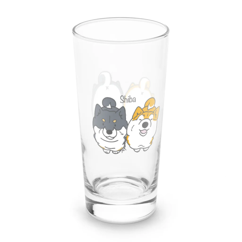 しぇるーののむっちり柴犬くん Long Sized Water Glass :right