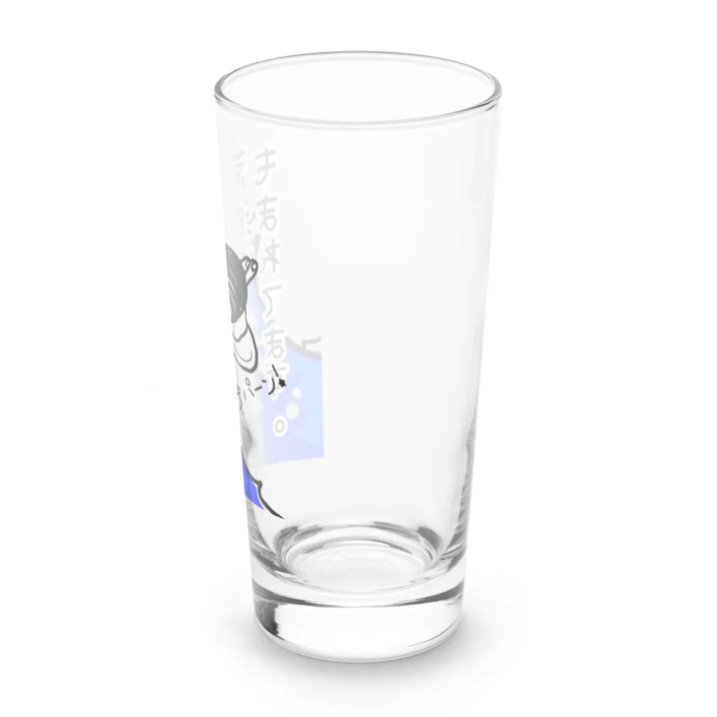 Simizimi_sizimiのしみじみしじみの荒波にもまれてます。 Long Sized Water Glass :right