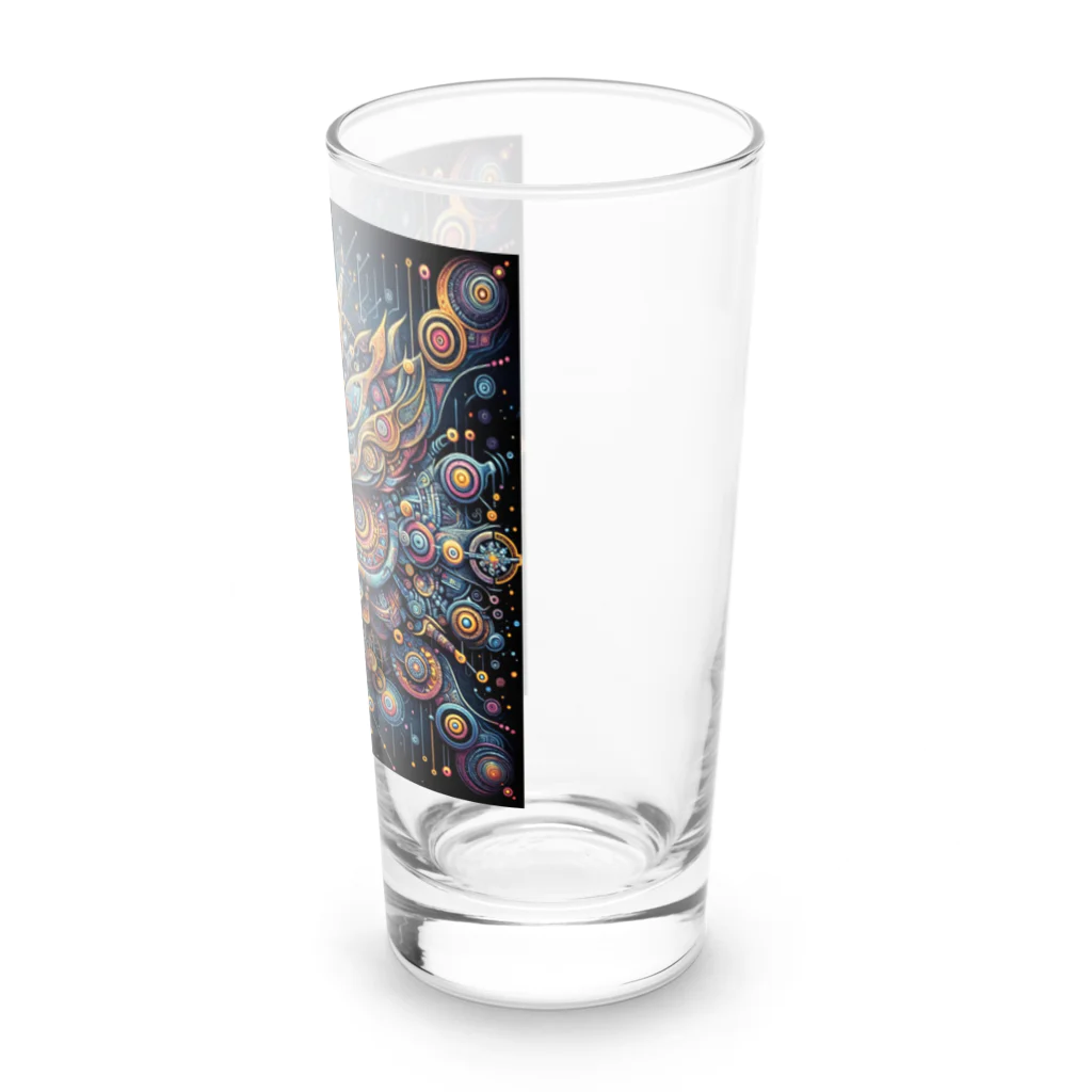 トトベス(T∴B∴M∴)🕊️のフクロウさんのメルヘン絵本🦉サイケデリックタリスマン Long Sized Water Glass :right