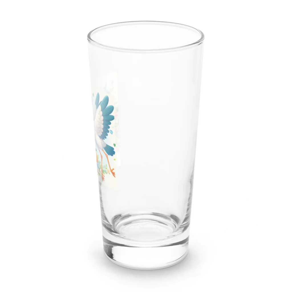 Kai🐚の幸せを呼ぶコウノトリ2/Stork of Happiness2 Long Sized Water Glass :right