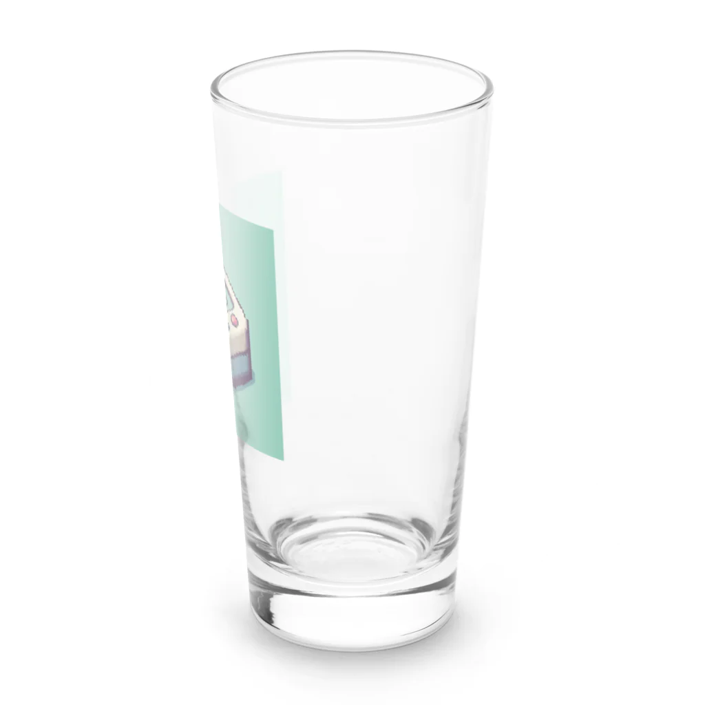 ドット絵調理器具のドット絵「タイマー」 Long Sized Water Glass :right