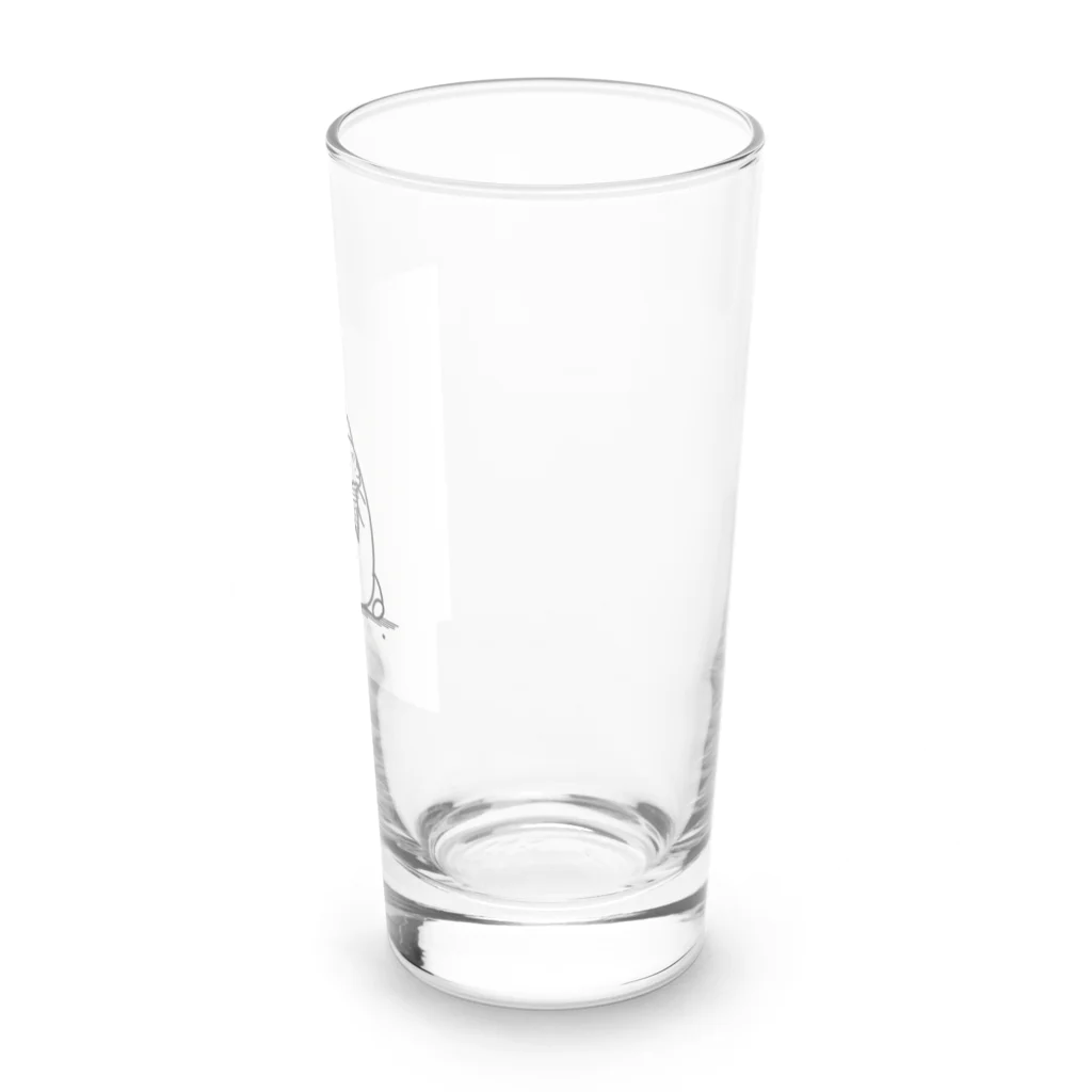 猫!にゃんこ！のアイスうまいにゃんこ Long Sized Water Glass :right