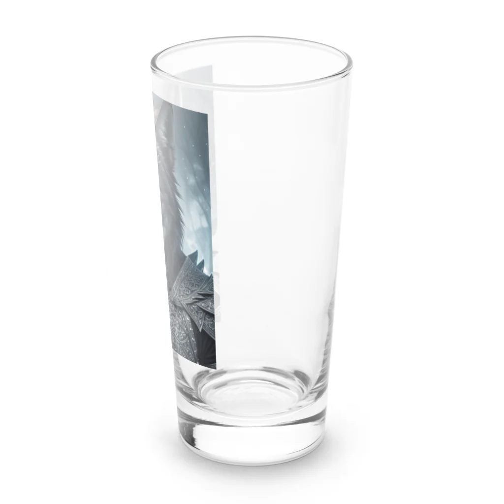 ZZRR12の月夜の守り手 - 狼の守護神 Long Sized Water Glass :right