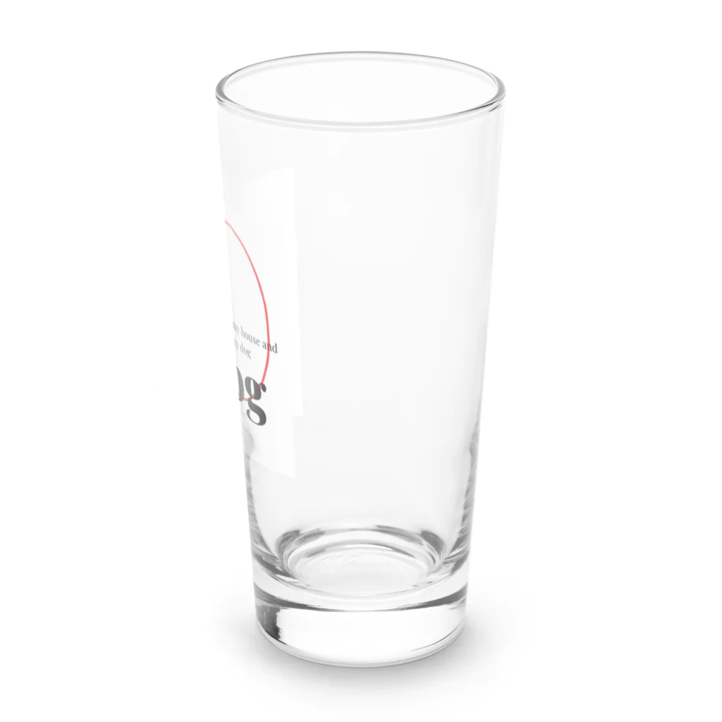 KaiKauWeLa_jiruの我が家の犬 Long Sized Water Glass :right