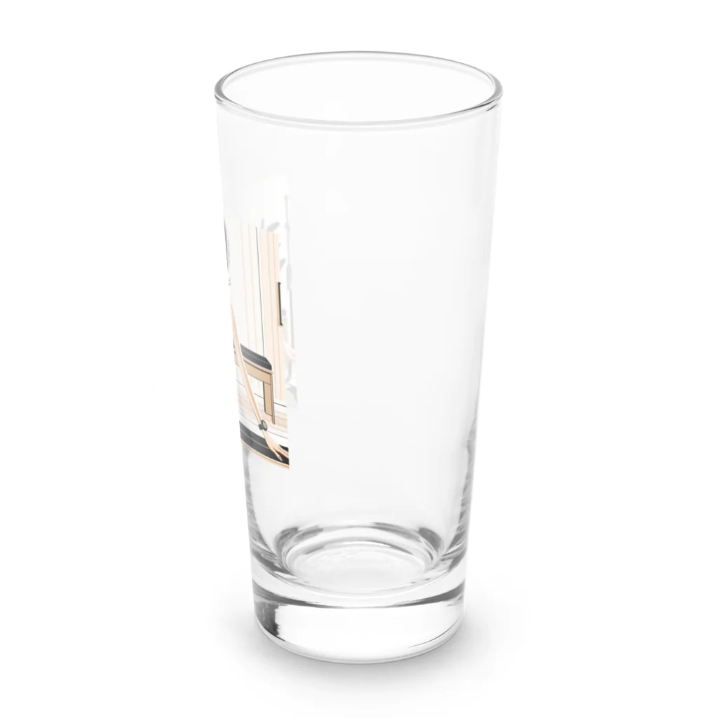 21歳女子　運動大好きMinamiのおしゃれMinami のヨガグッズ！ Long Sized Water Glass :right