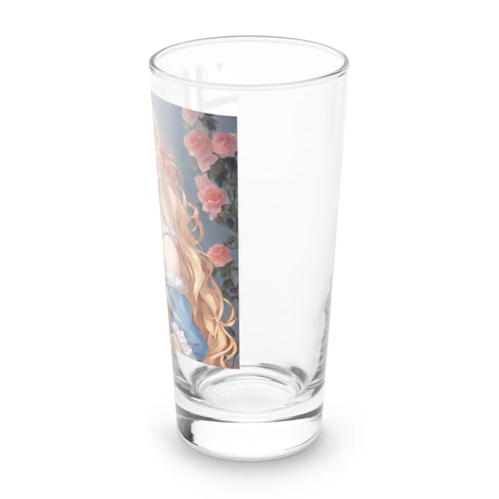 プリンゴブリンの花束バラ子さん Long Sized Water Glass :right