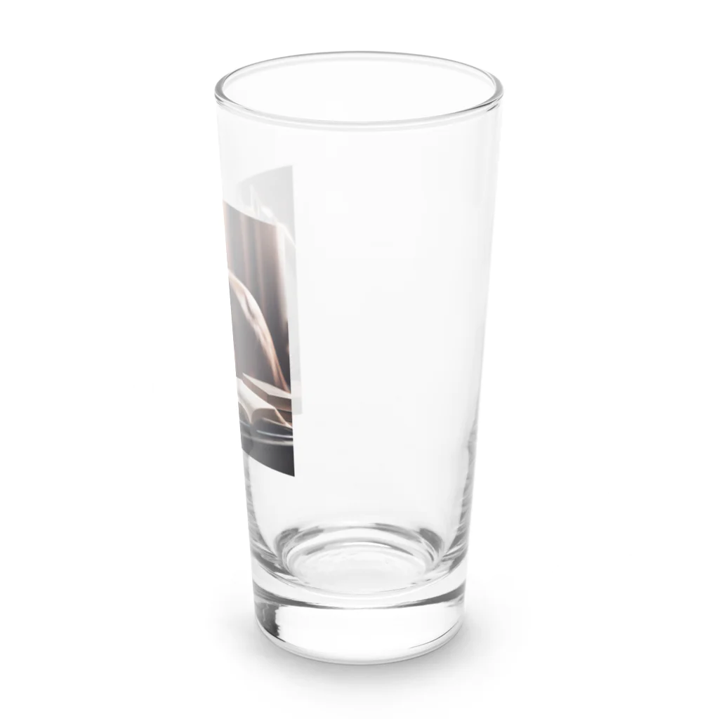 UDRUMSの読書家の馬 Long Sized Water Glass :right