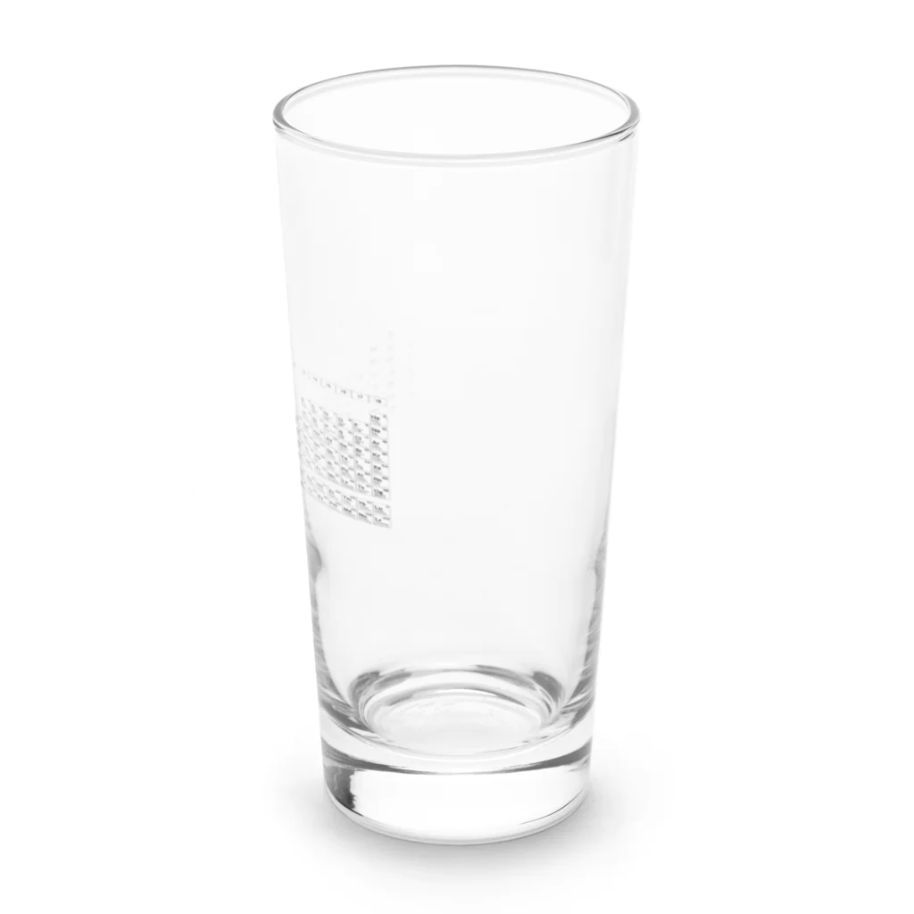 monkyNの元素周期表 Long Sized Water Glass :right