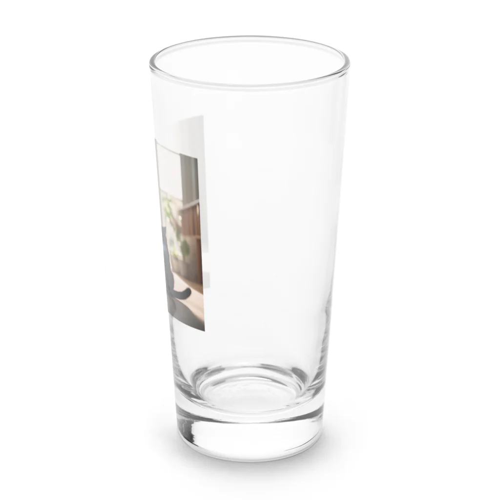 mamycatの二匹のキャット Long Sized Water Glass :right