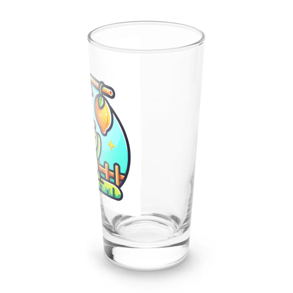 Bumps Design Collectionのパパイヤとかめたろう Long Sized Water Glass :right