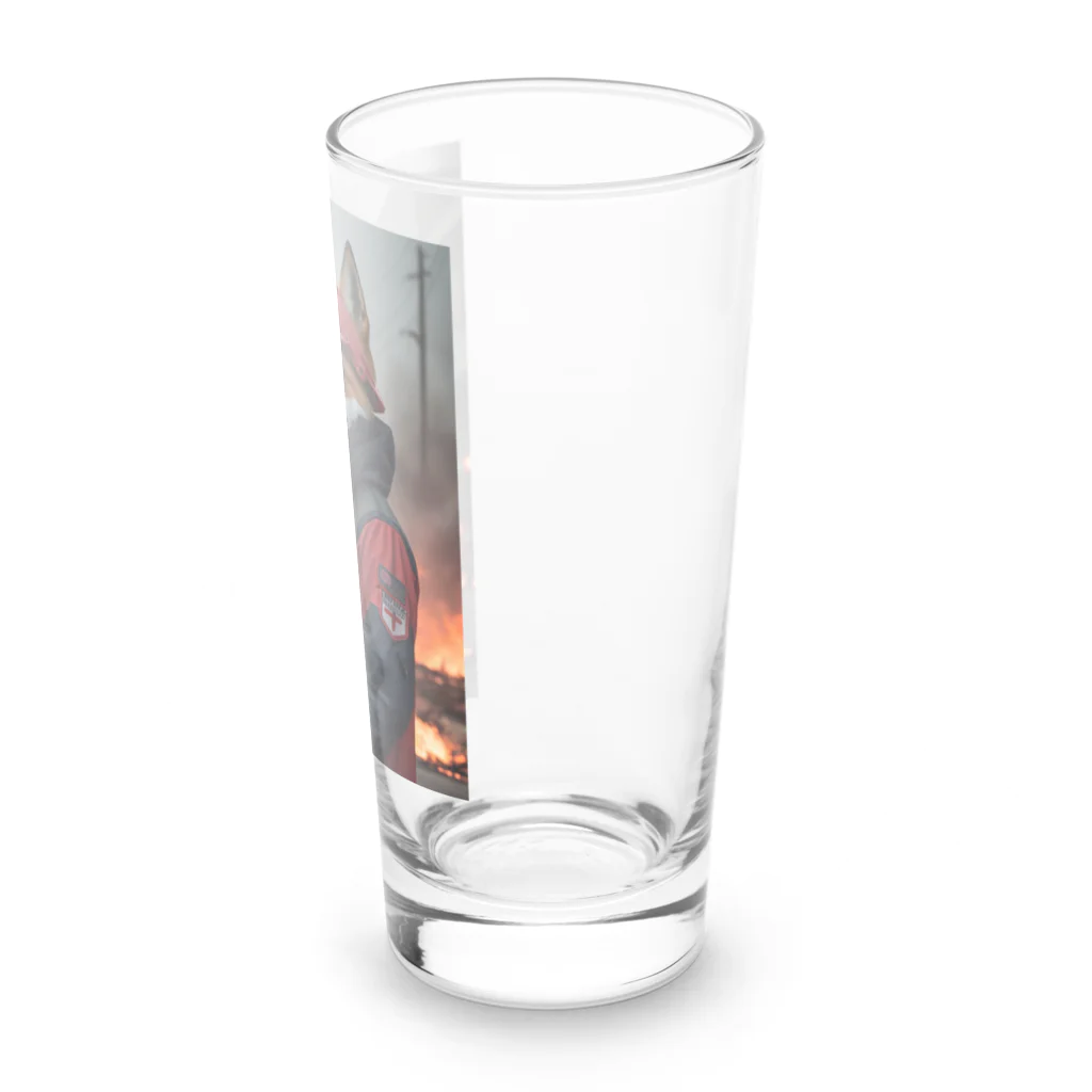 ZZRR12の狐の勇者 Long Sized Water Glass :right