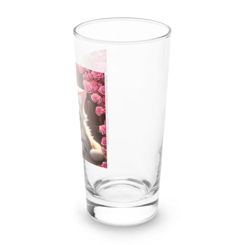 RoseにゃんこのRoseにゃんこ Long Sized Water Glass :right