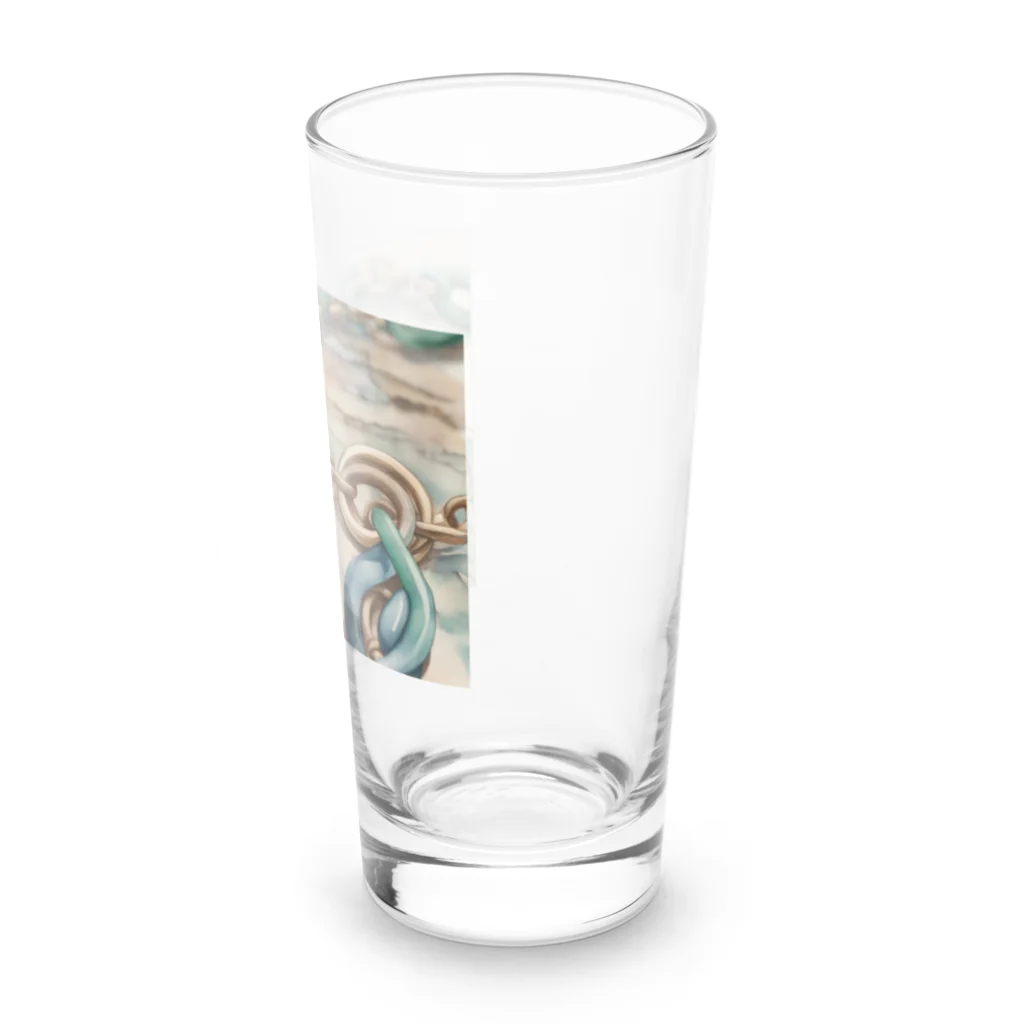 テフラんずのチェーンデザイン Long Sized Water Glass :right