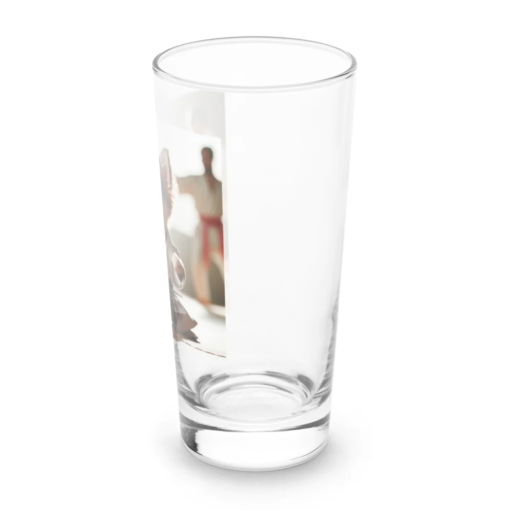 チワワンSHOPの空手着チワワくん Long Sized Water Glass :right