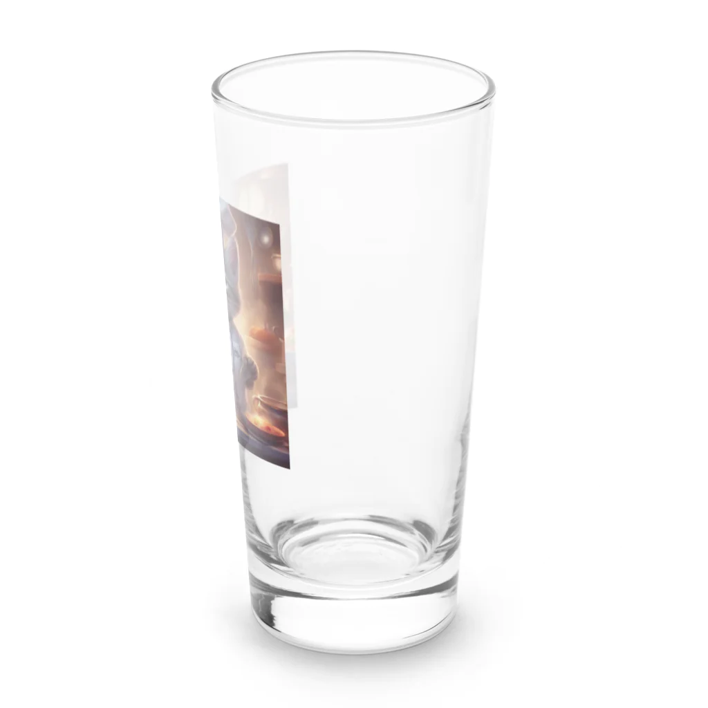 キャリーのcooking猫 Long Sized Water Glass :right