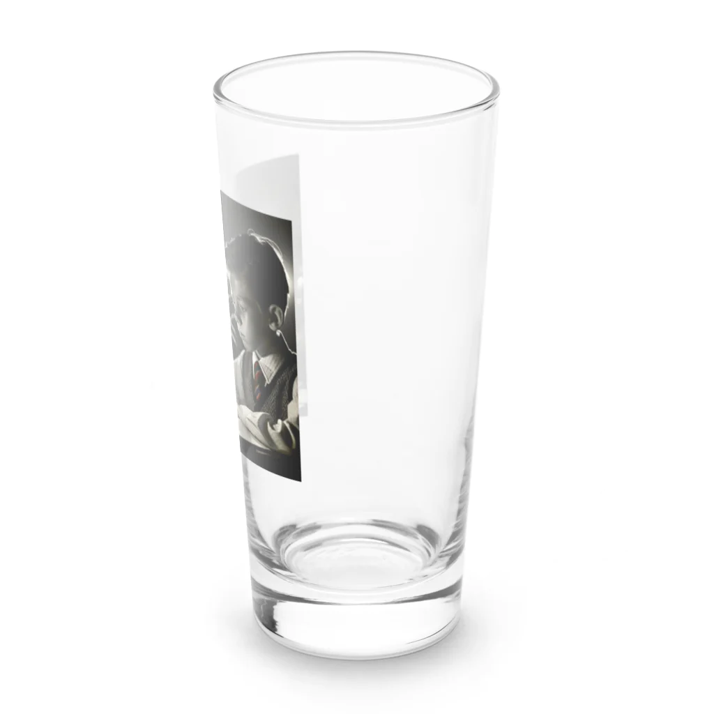 neko_inu_loveloveのstudy boy Long Sized Water Glass :right