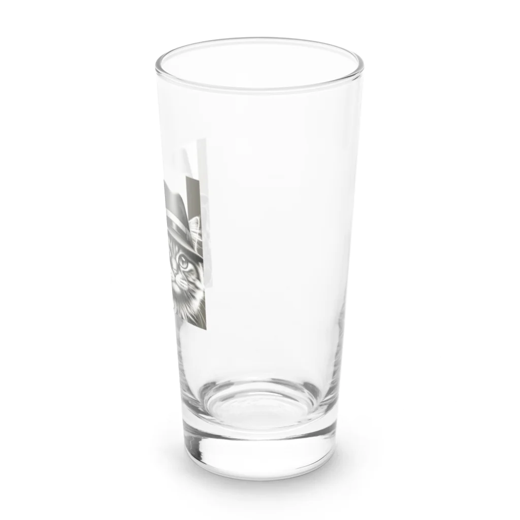 lblのゴッドファーザーな犬と猫 Long Sized Water Glass :right