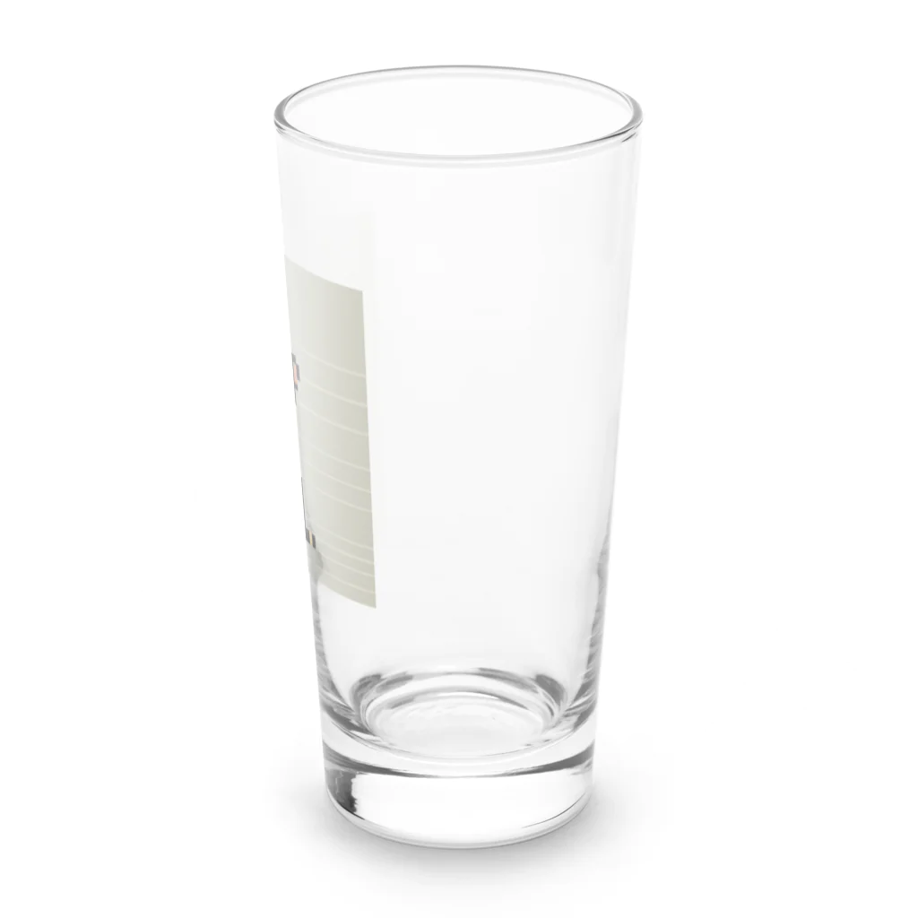 クリティカルクローのお辞儀するサルくん Long Sized Water Glass :right