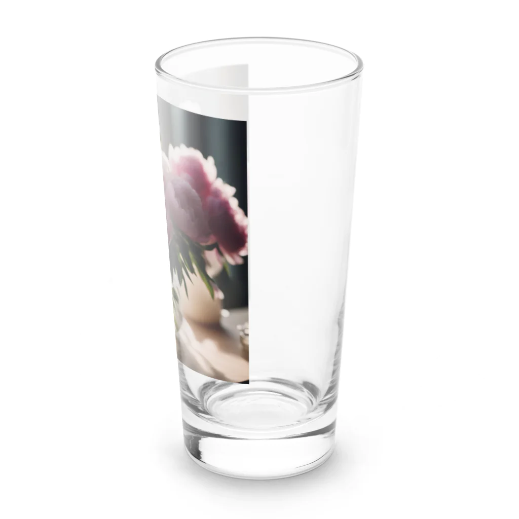 紅茶のピオニー柄 Long Sized Water Glass :right