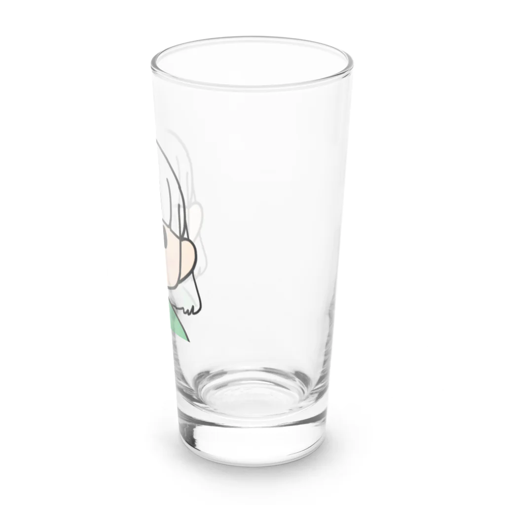 まめ大福の髪色自在な女の子（ボブ） Long Sized Water Glass :right