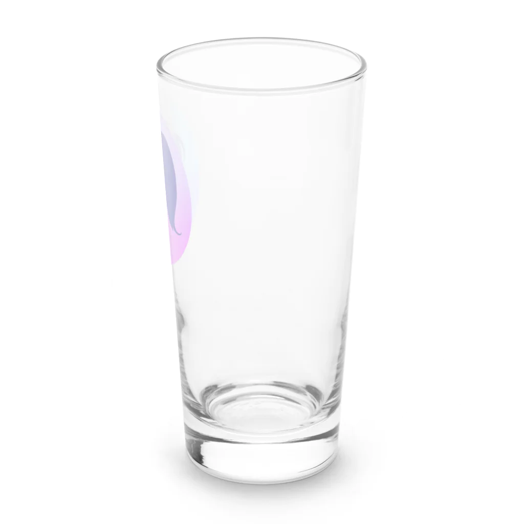 しおりちゃんねるのちゃんねるロゴ Long Sized Water Glass :right