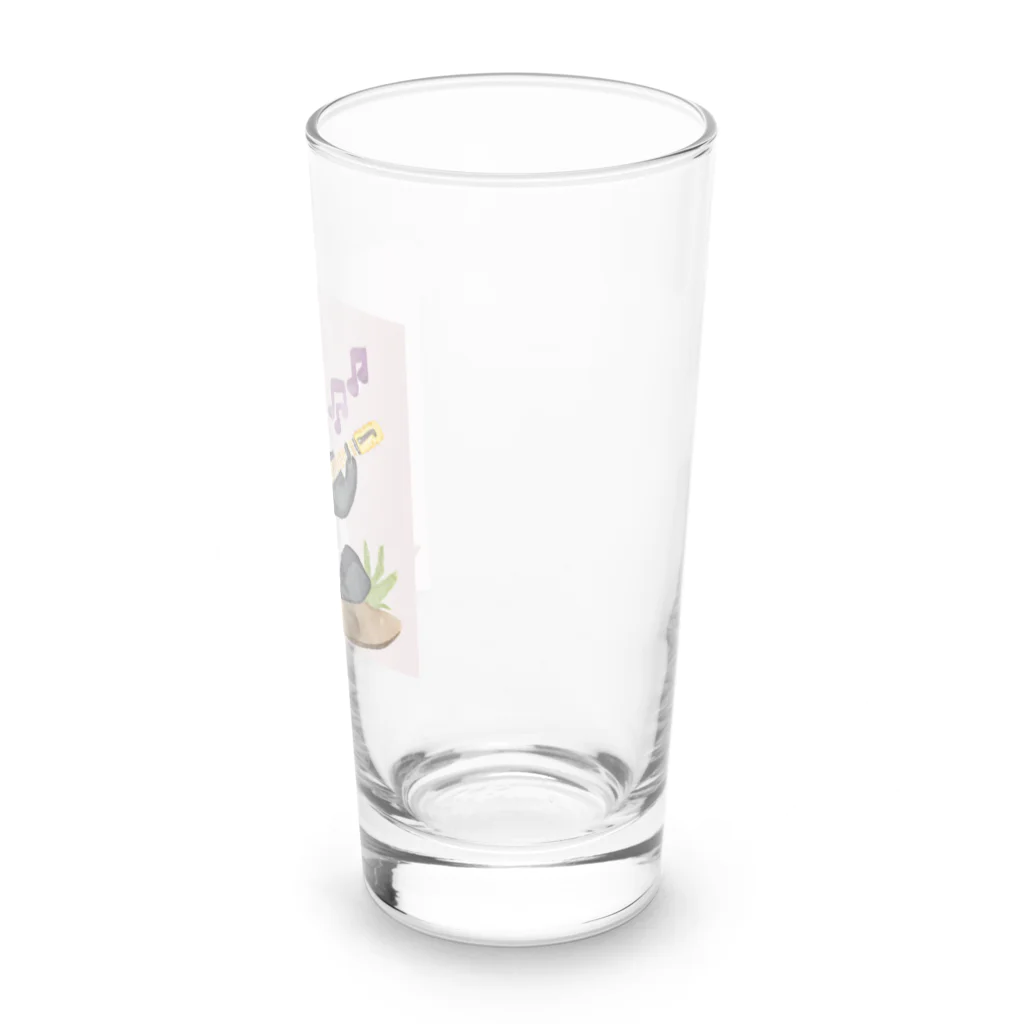 まめのギターリストパンダくん Long Sized Water Glass :right