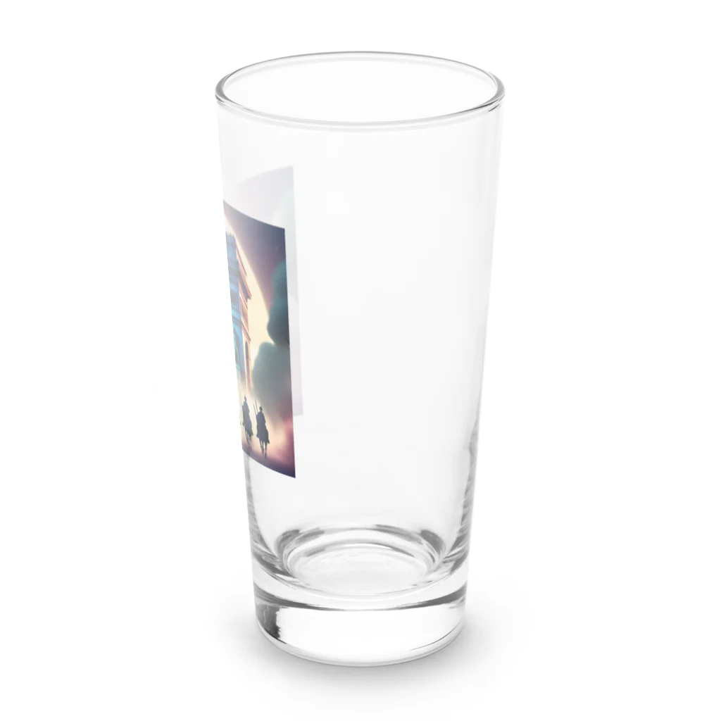 コウヘイの凱旋門と騎馬武者 Long Sized Water Glass :right