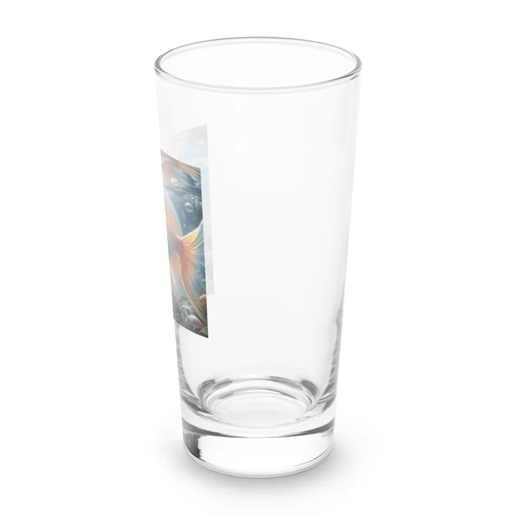 アートフル・メッセンジャーの金運招福金魚様 Long Sized Water Glass :right