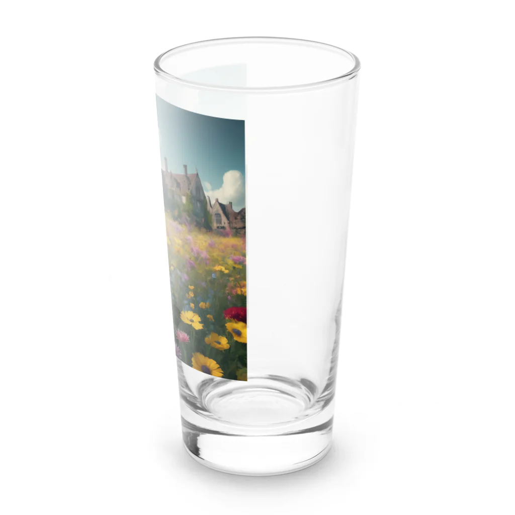 ハピネスの廃墟と花 Long Sized Water Glass :right