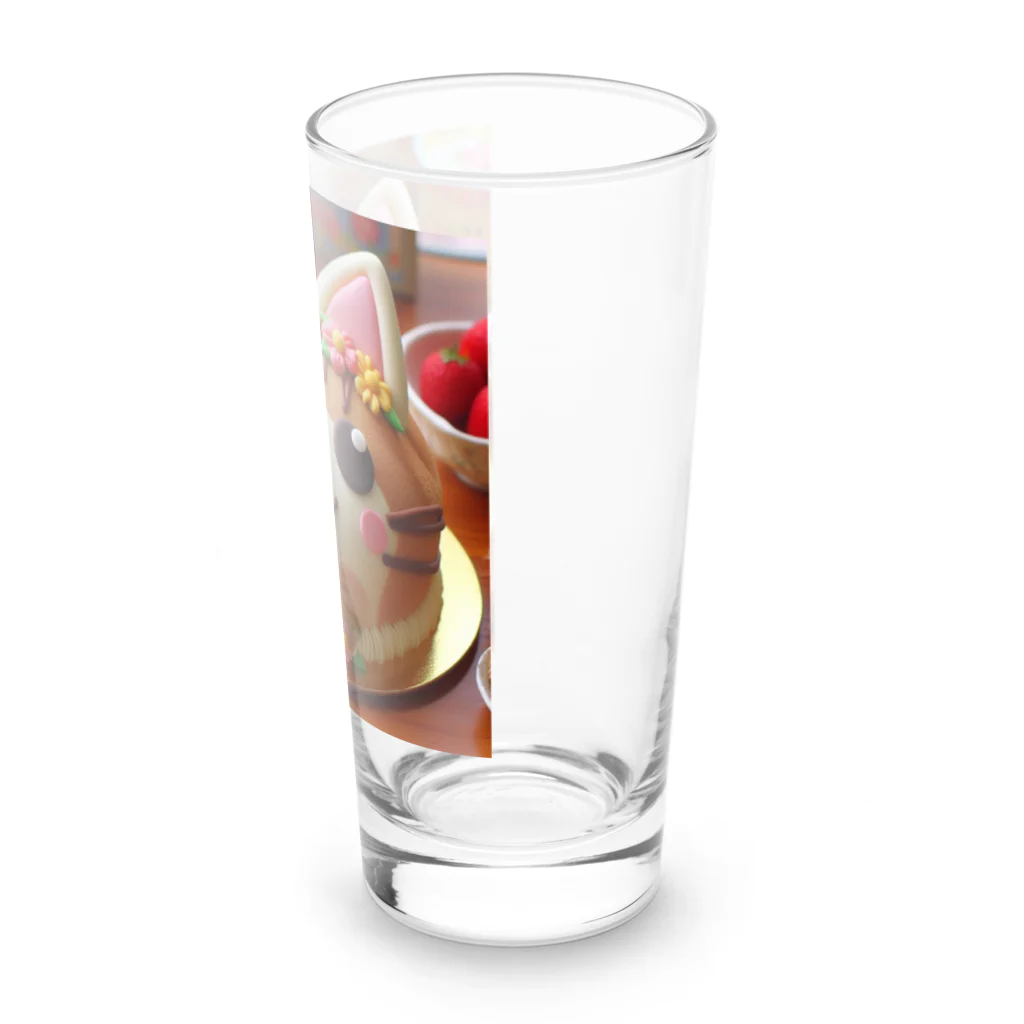 neko_shopのねこケーキ２ Long Sized Water Glass :right