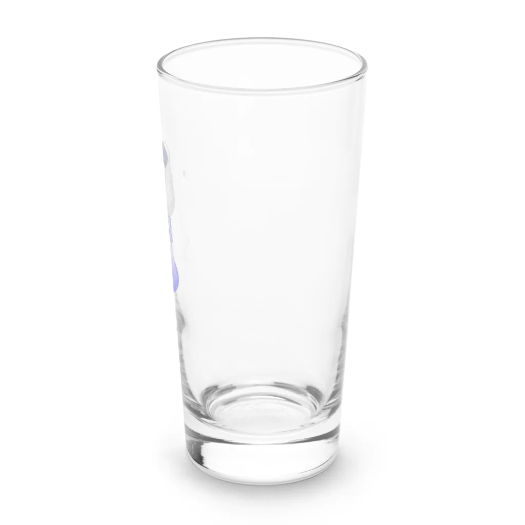 satoayaのアニマルカフェのフルーツファッション　ブルーベリー Long Sized Water Glass :right