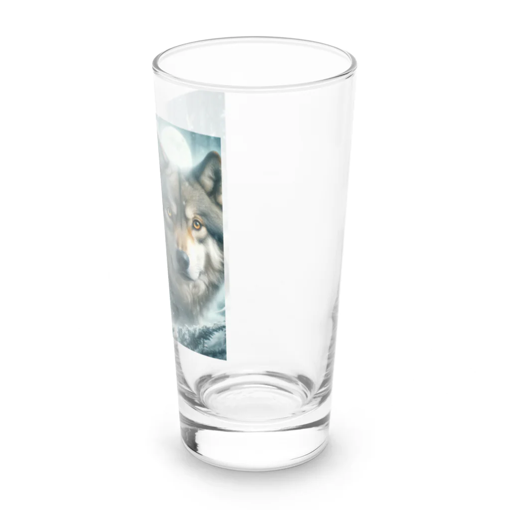 チワワンSHOPの狼とチワワ6 Long Sized Water Glass :right