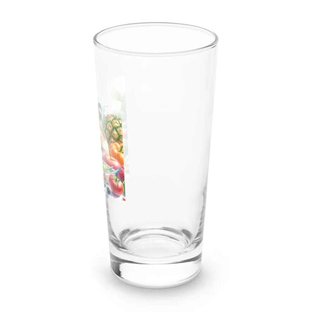 えほんのふんわりぺーじのピースケのおいしい発見 Long Sized Water Glass :right