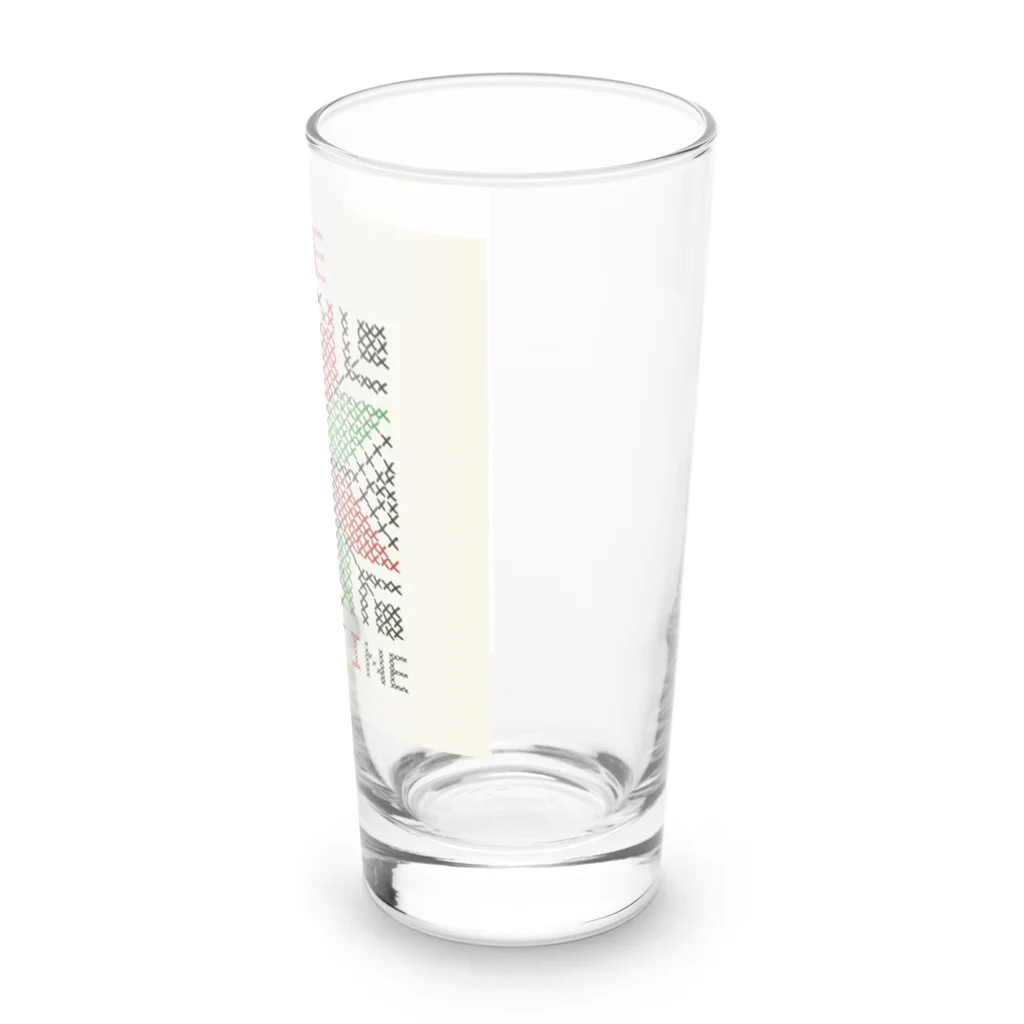 ❤kabotya❤のFREE Palestine 正方形 Long Sized Water Glass :right