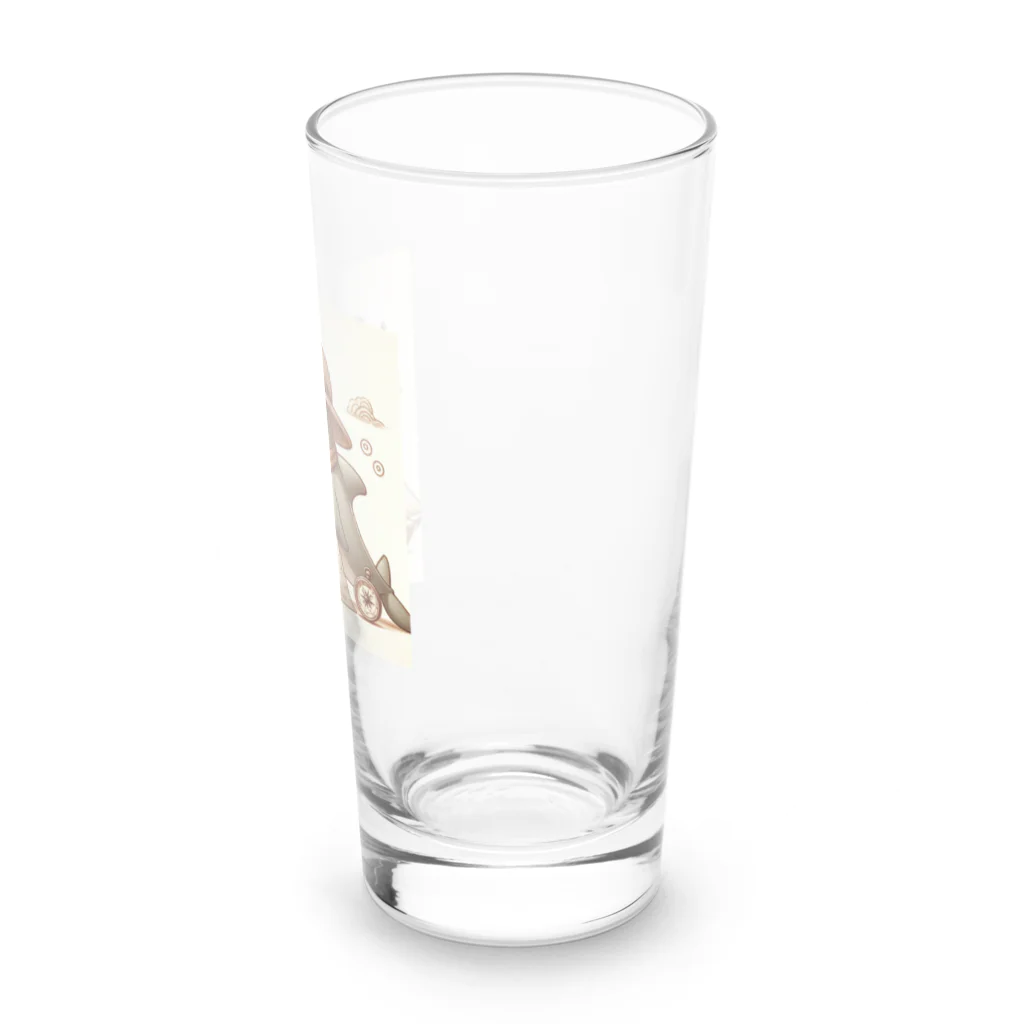 Gilghisslaの大海原の探検家イルカ - 海洋冒険コレクション Long Sized Water Glass :right