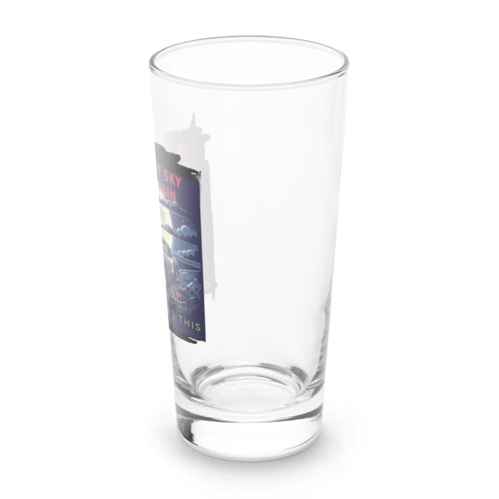 ロック堂の故障した車 Long Sized Water Glass :right