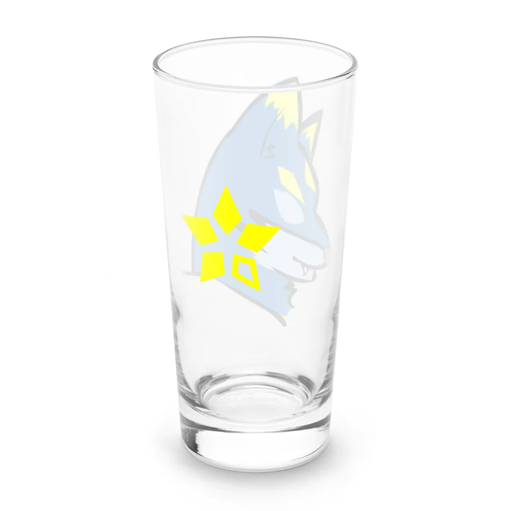 ゆるいハイエナのショップのゆるいらのすくんのグラス Long Sized Water Glass :right