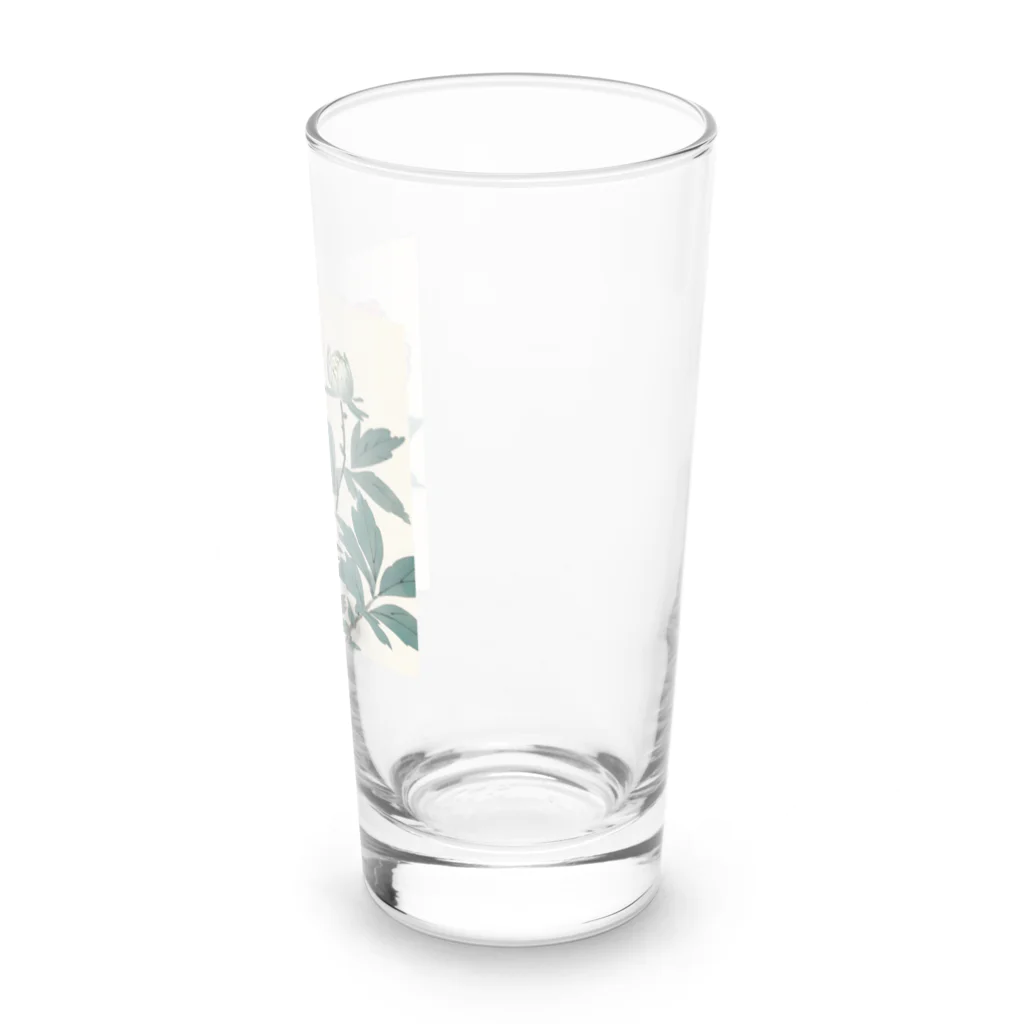 bigbamboofamilyの牡丹　その三 Long Sized Water Glass :right