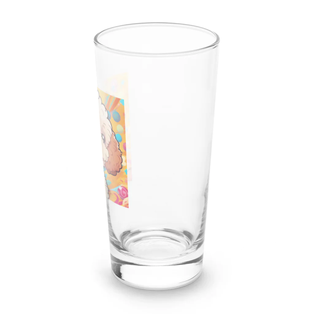 AdvanceDreamのトイプードル Long Sized Water Glass :right