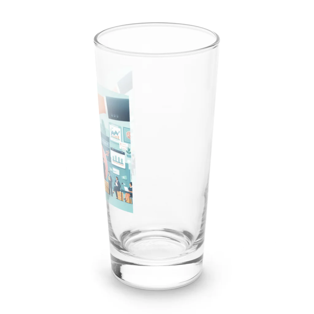 SatokorinのNISAは積立分散投資！ Long Sized Water Glass :right