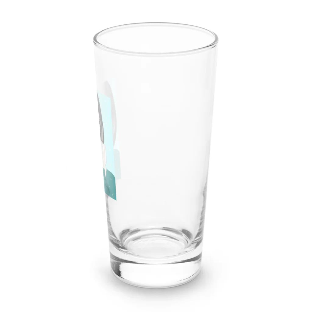 もものおみせの初雪 Long Sized Water Glass :right