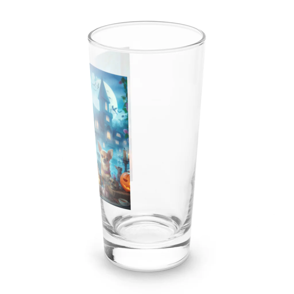 チワワンSHOPの魔女とチワワ8 Long Sized Water Glass :right