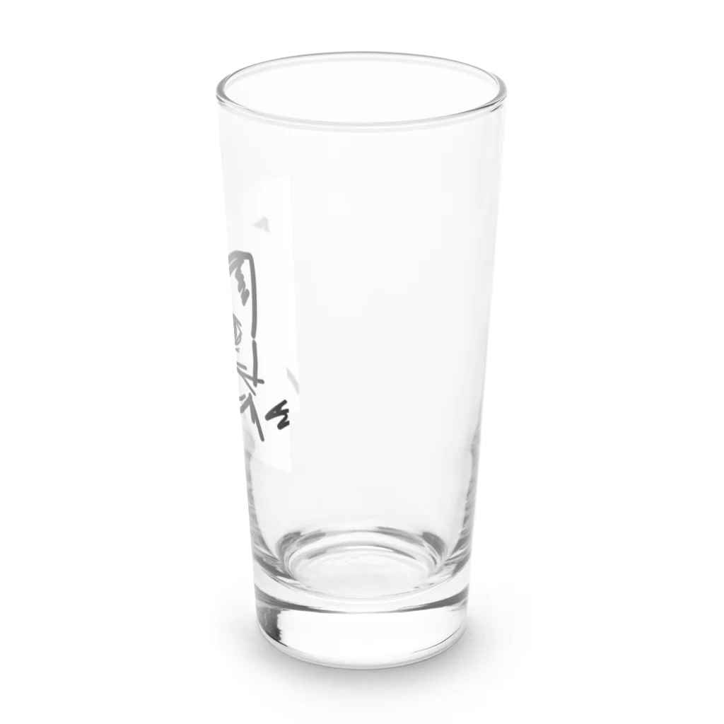 CODYの訝しげな顔の猫 Long Sized Water Glass :right