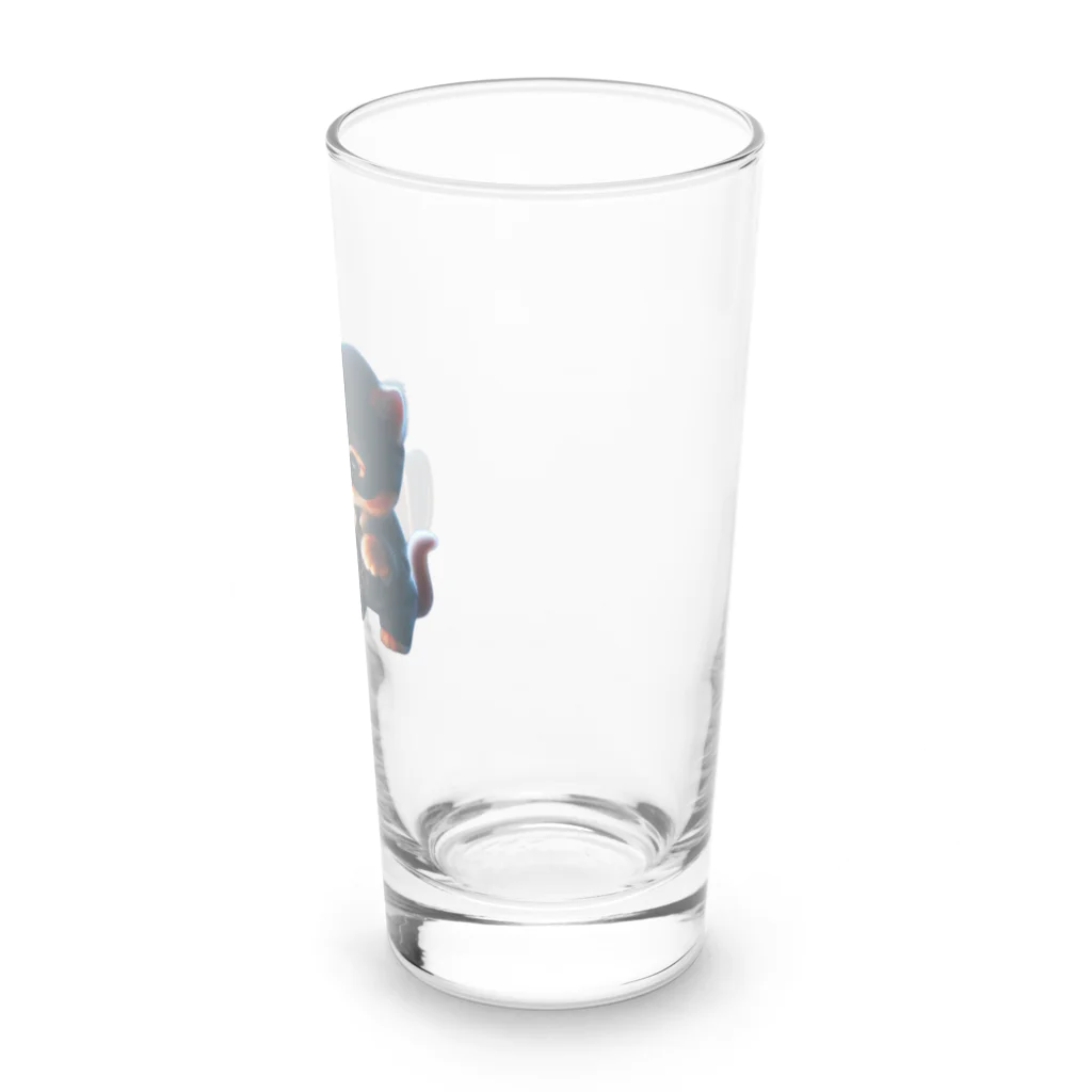 taki・ショップの猫　泥棒 Long Sized Water Glass :right