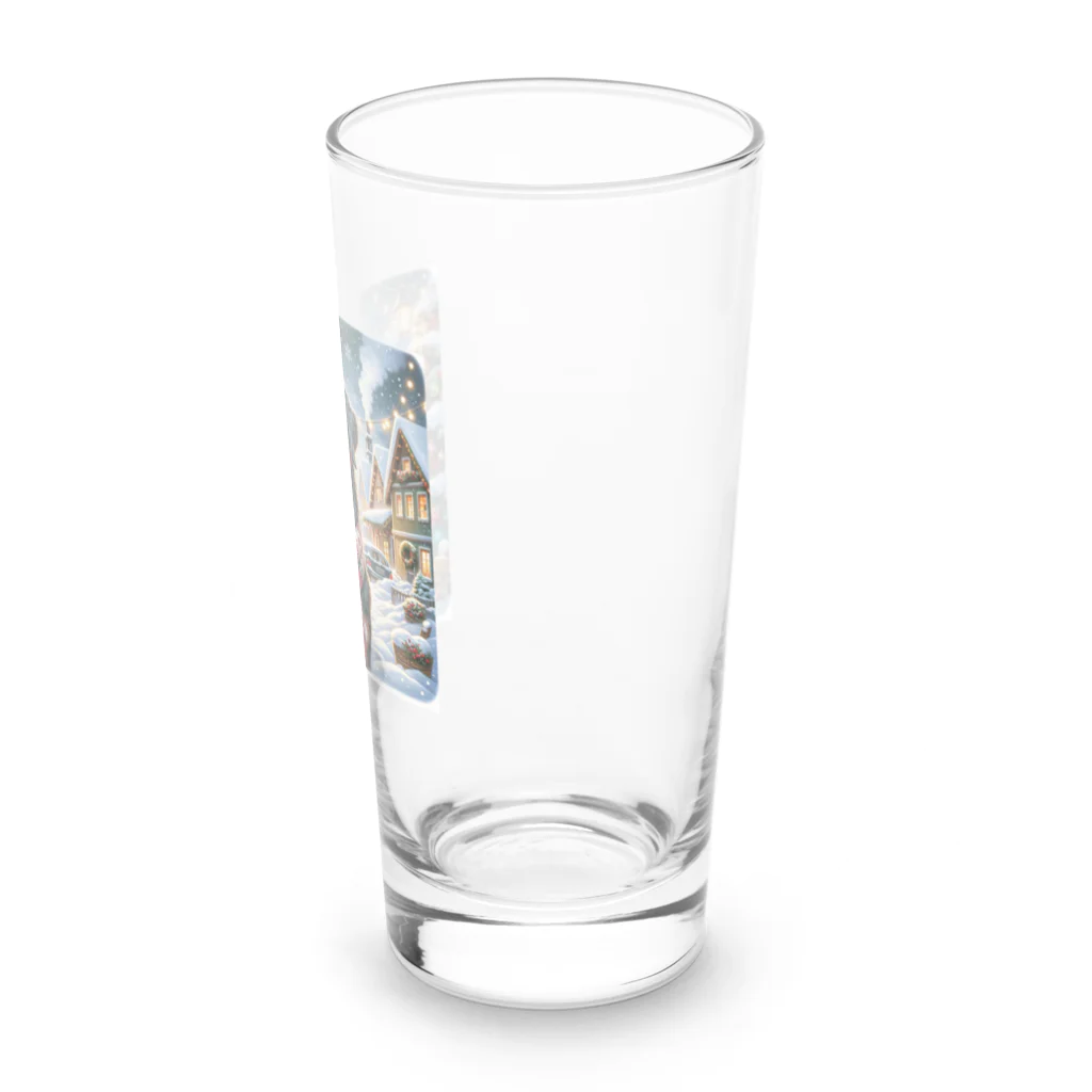 barefoot-Bの贅沢なクリスマスの雰囲気を漂わせるバーニーズの姿。 Long Sized Water Glass :right