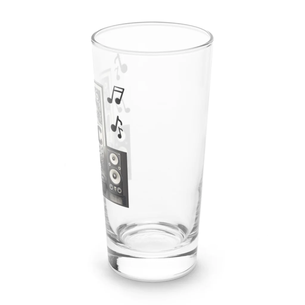 ロック堂のドントストップミュージック Long Sized Water Glass :right