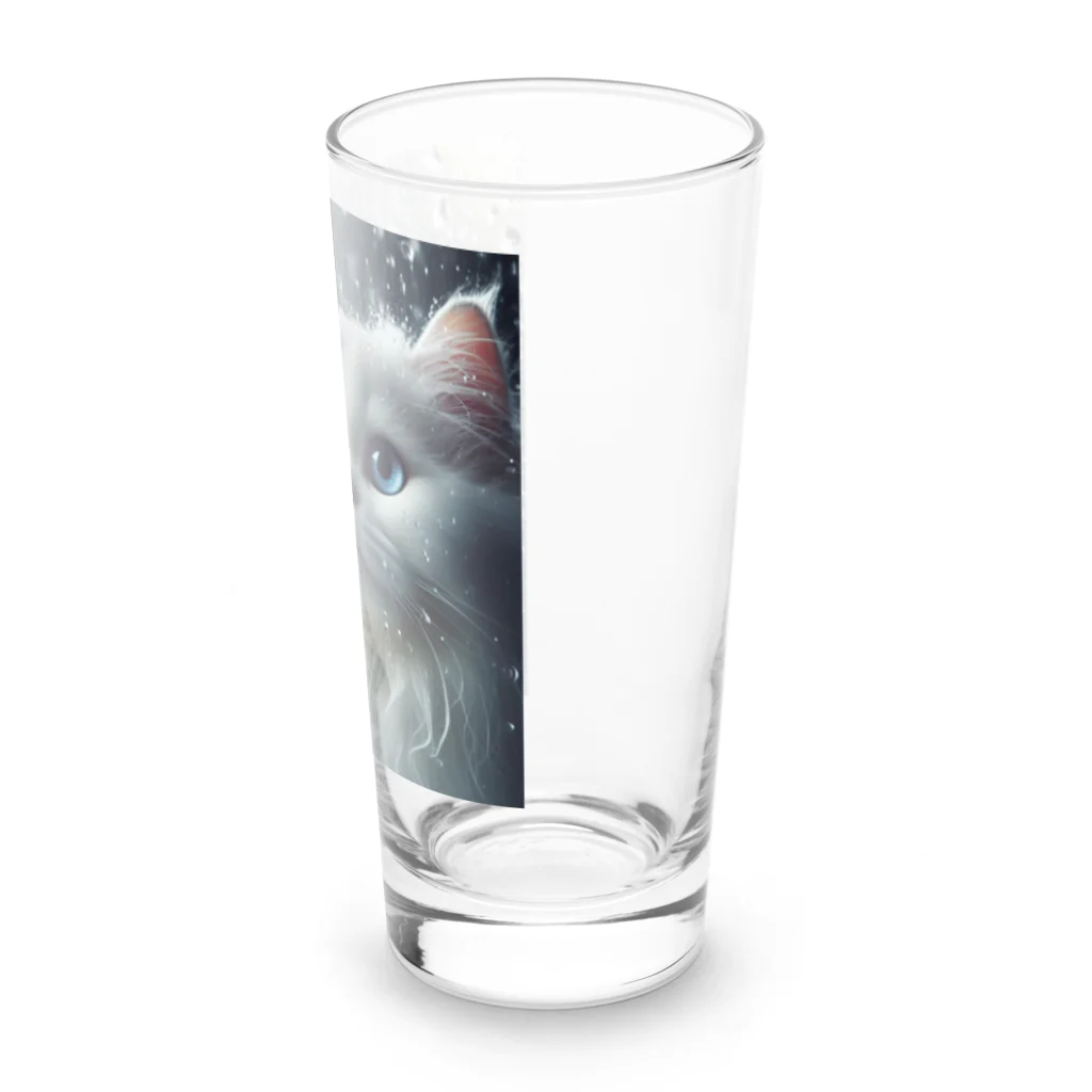 happy_meiの幸せをもたらす猫 Long Sized Water Glass :right