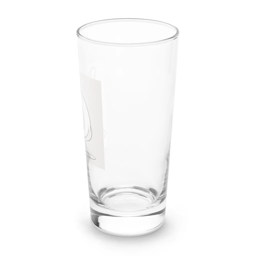 どうぶつやのブリティッシュショートヘア     猫 Long Sized Water Glass :right