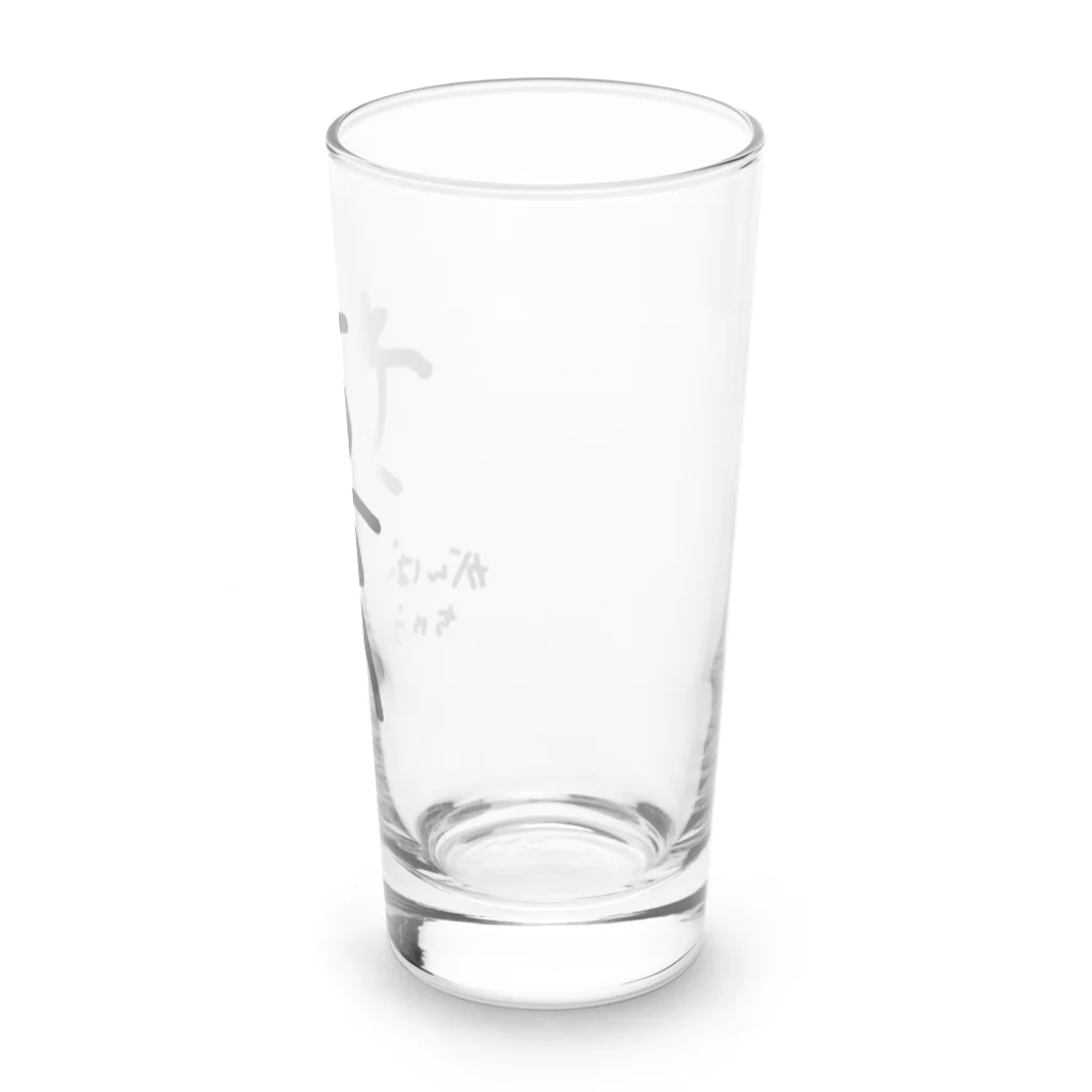 sasame's shopのがんばっちゃうよ Long Sized Water Glass :right