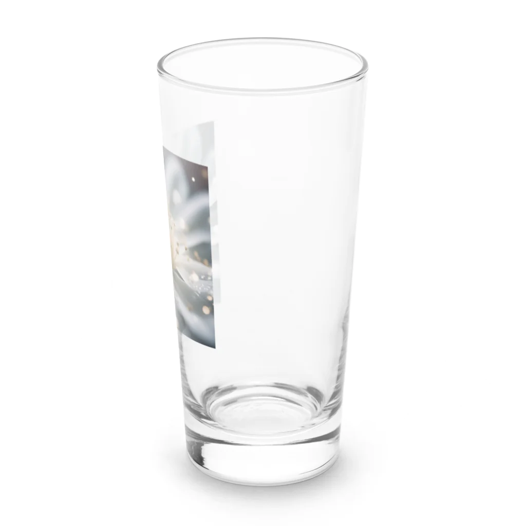 tyomesuke14の白い花 Long Sized Water Glass :right